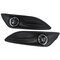 Spec-D Tuning 14-16 Ford Fiesta Clear Fog Lights With Wiring Kit LF-FST14COEM-HZ - alternate 1